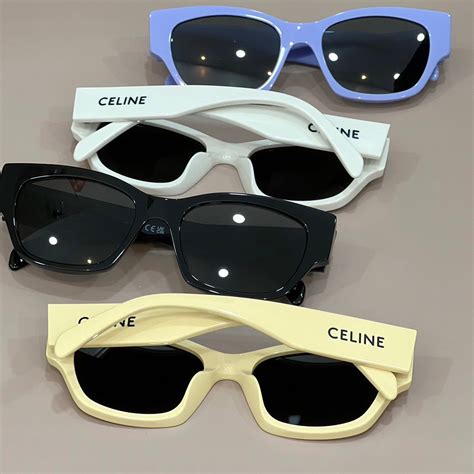 แว่น celine รุ่นฮิต|แว่นกันแดด CELINE Monochroms 01 ผลิตจากอะซิเตท.